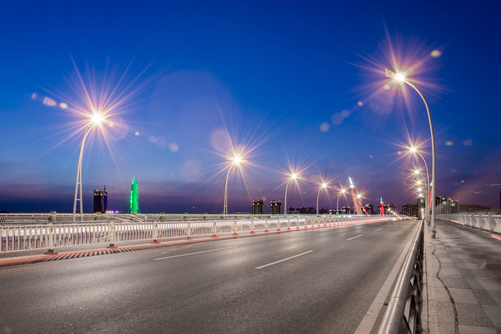 LED parking lot lights