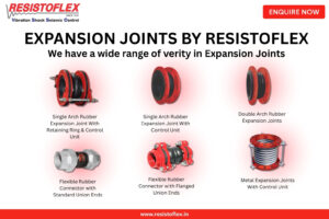 Rubber expansion joint by resistoflex