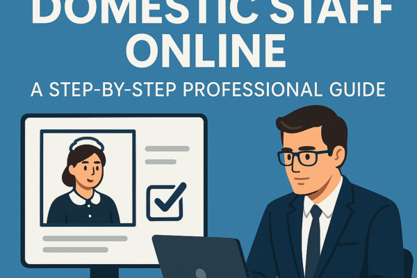 Guide to Hire Domestic Staff Online – A Step-by-Step Professional Guide Guide to Hire Domestic Staff