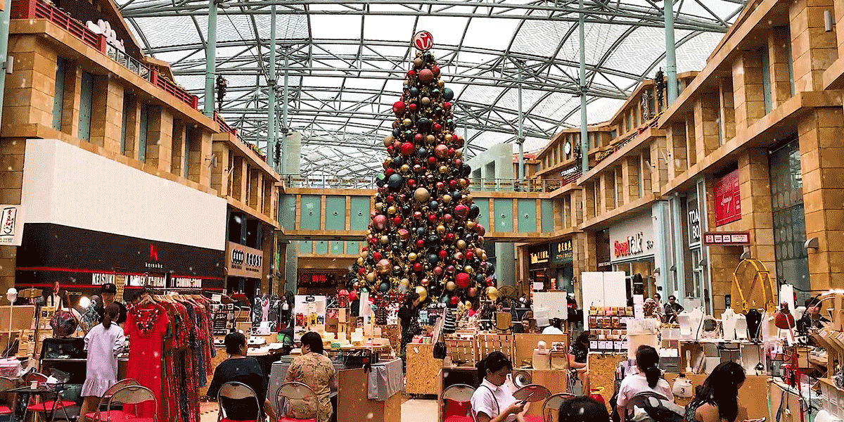 Christmas Decoration in Singapore Malls