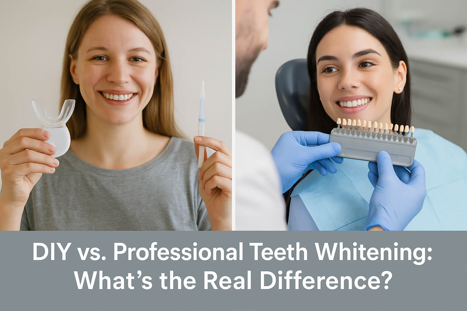 DIY vs. Professional Teeth Whitening What’s the Real Difference