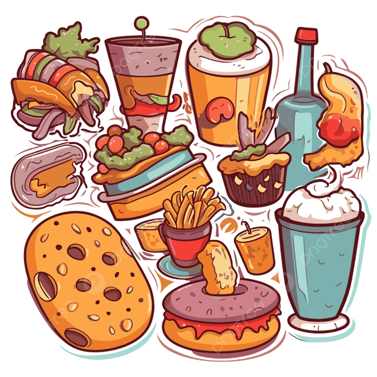 Food and Drink Illustration Services