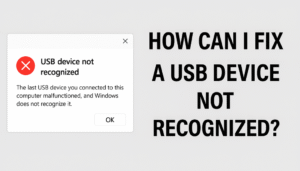 USB Device Not Recognized