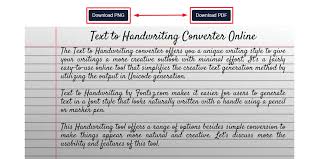 Text to Handwriting Converter – Generate Neat Handwritten Text