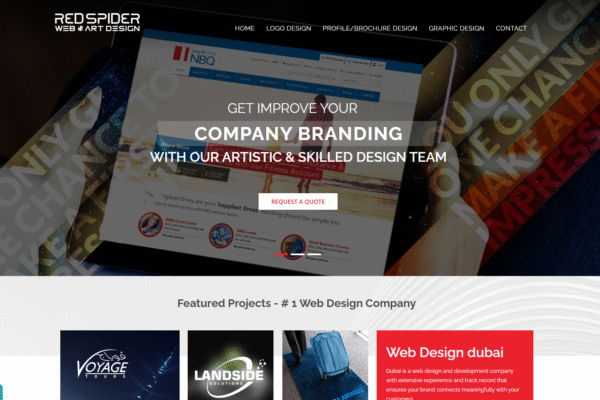 Custom Website Design in Dubai | RedSpider Web & Art Design redspider-design banner