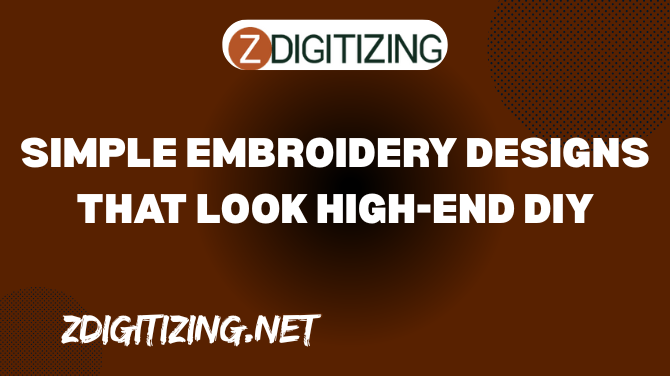 Simple Embroidery Designs