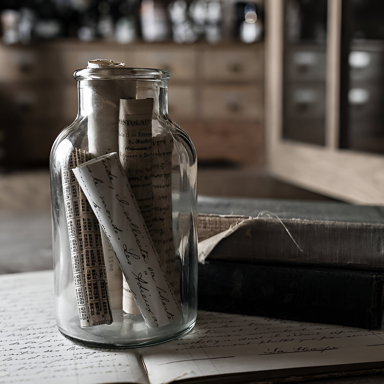 Memory Waves Preserving Thoughts in Bottled Pages