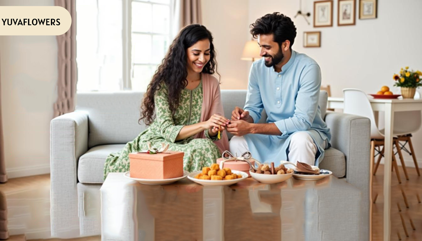 Send Rakhi with sweets online