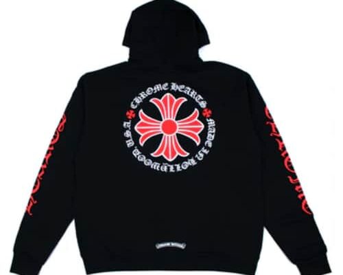 Chrome Hearts Made In Hollywood Cross Zip Up Hoodie