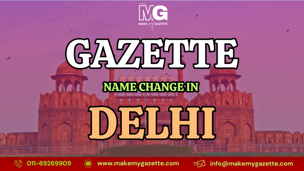 name change process in Delhi