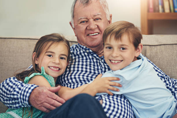 in grandpa’s familiar stories, fostering emotional security, imagination, and strong family bonds."