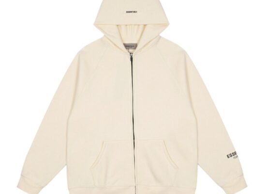 Get Ready for the Essentials Hoodie Sale Essentials Beige Zip Up Hoodie